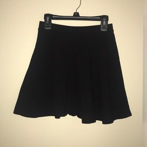 Black skater skirt